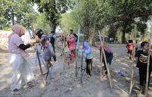Mengunjungi Kampung Lali Gadget Sidoarjo, Anak-anak Asyik dengan Permainan Tradisional sampai Lupa Pegang HP