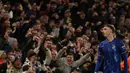 Kemenangan ini mendongkrak Chelsea naik ke peringkat empat besar klasemen Liga Inggris 2024/2025 menggeser posisi Manchester City dengan 43 poin dari 24 pertandingan. (Adrian Dennis/AFP)