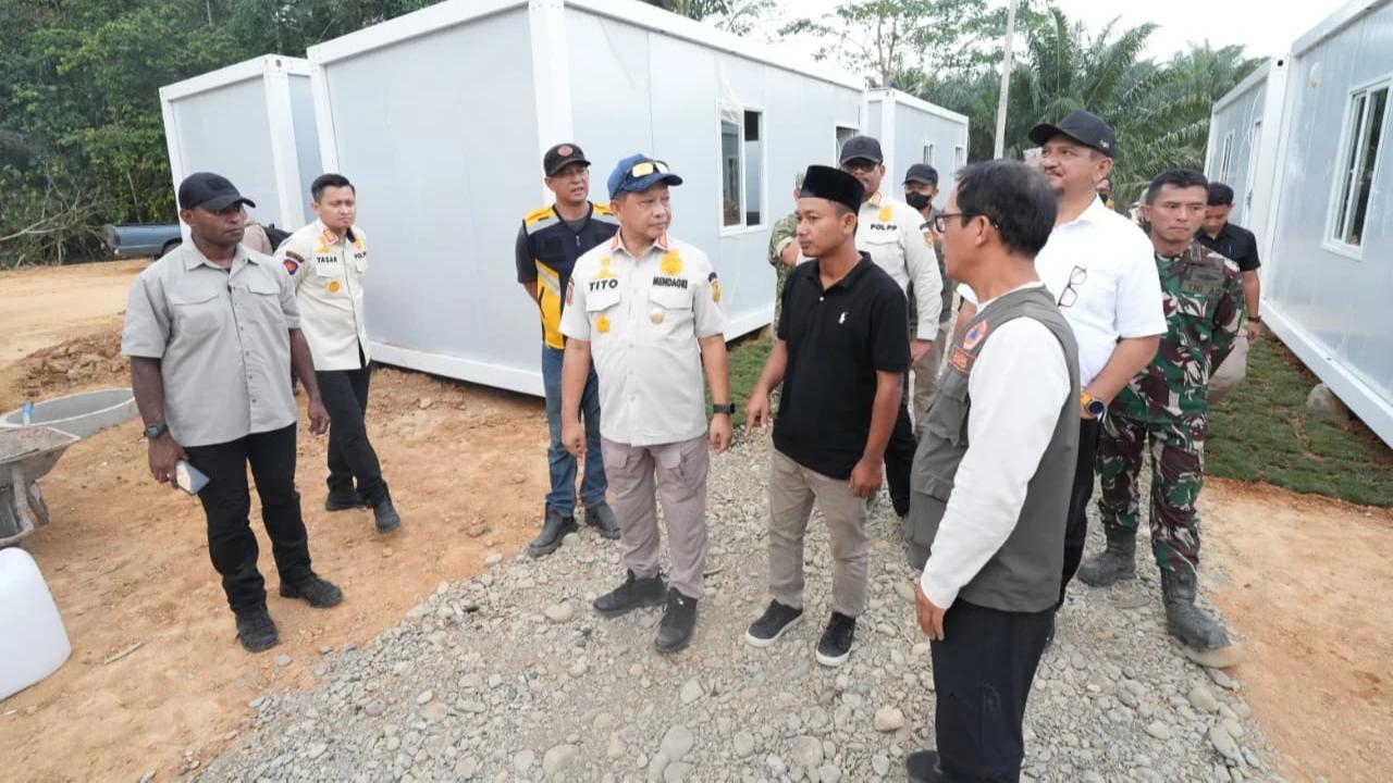 Satgas PRR Rampungkan Huntara di Sumut dan Sumbar, Pembangunan Huntap Dikebut