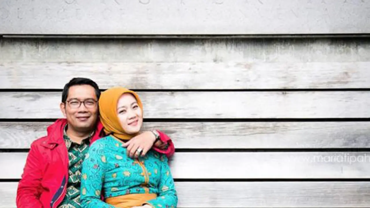 Ridwan Kamil dan istri, Atalia Praratya.