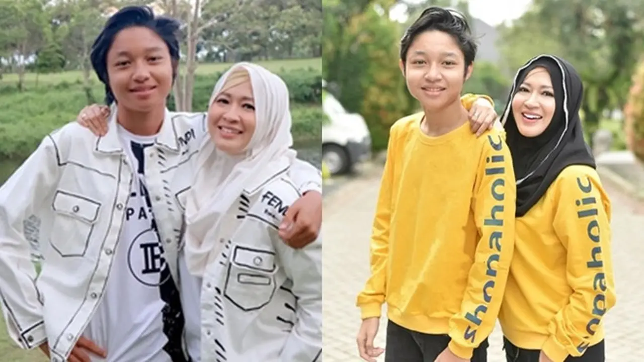 6 Momen Kiesha Alvaro Pakai Baju Couple dengan Okie Agustina, Selalu Kompak
