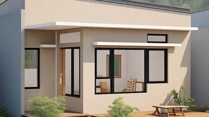 Inspirasi Rumah Sederhana Ukuran 6x9 (Sumber Gambar: Meta AI)