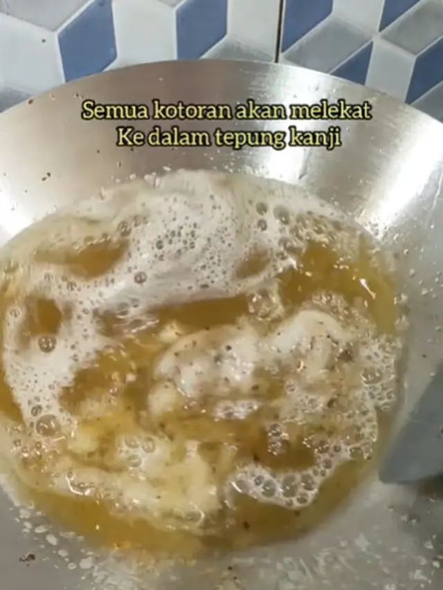 Kotoran akan Menggumpal dengan Minyak