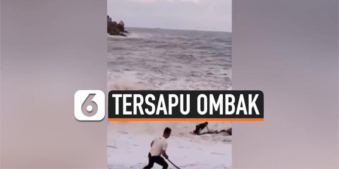 VIDEO: Pengantin Wanita Tewas Tersapu Ombak Saat Sesi Foto Pernikahan