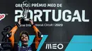 Kemenangan Miguel Oliveira ini merupakan yang kedua kalinya diraih saat berlaga di sirkuit debutan. Sirkuit debutan pertama yang ia taklukkan adalah Sirkuit Internasional Algarve, Portimao, Portugal, pada 2020 lalu. (AFP/Patricia De Melo Moreira)