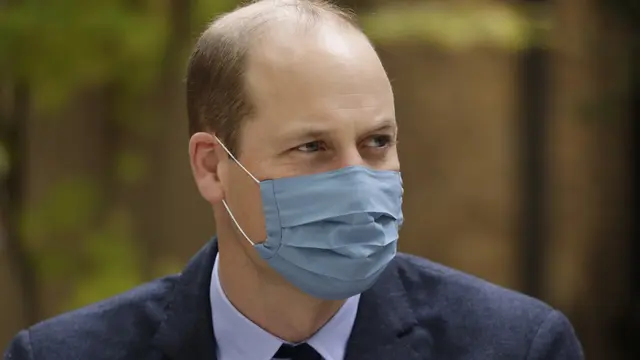 Pangeran William di London, 21 Oktober 2020. (AP Photo/Matt Dunham, Pool)