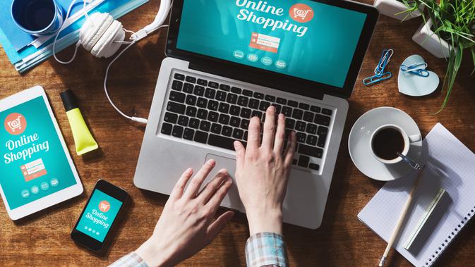 Ilustrasi belanja online. (Doc: Techno FAQ)