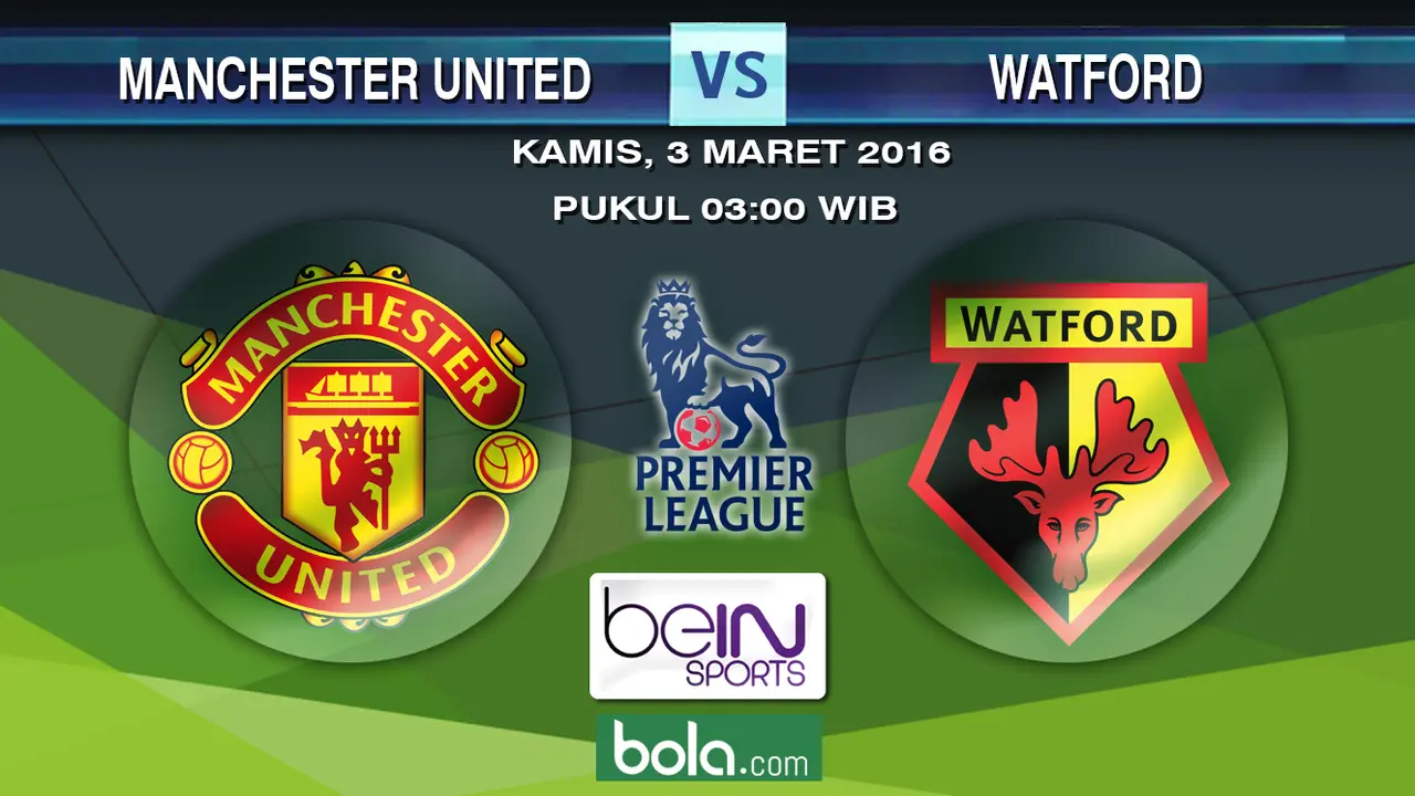 Manchester United vs Watford(Bola.com/Arie Dwi W)