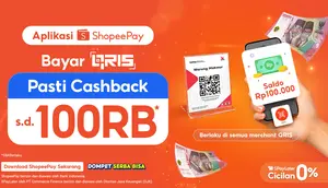 Dukung Adopsi QRIS Nasional, ShopeePay Hadirkan Cashback Saldo hingga Rp100 Ribu untuk Pengguna
