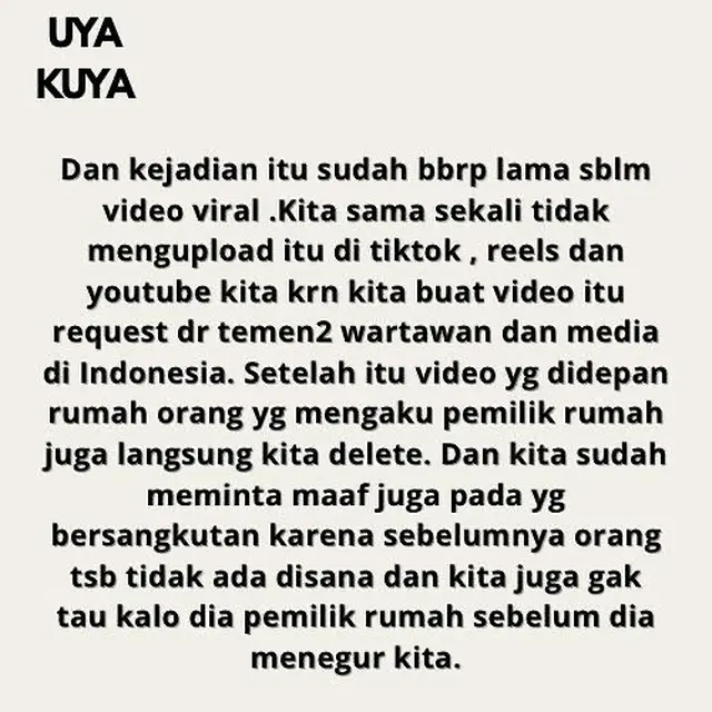 Unggahan Uya Kuya. (Foto: Dok. Instagram @king_uyakuya)