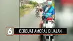 Rekaman video seorang pria melakukan tindakan amoral sambil mengendarai motornya, viral! Ternyata pelaku adalah bapak dari enam anak, dan mengaku nekat melakukan tindakan tak senonoh itu karena 2 hari tak berhubungan intim dengan istrinya.
