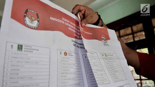 1.551 Surat Suara di KPU Jakarta Pusat Rusak