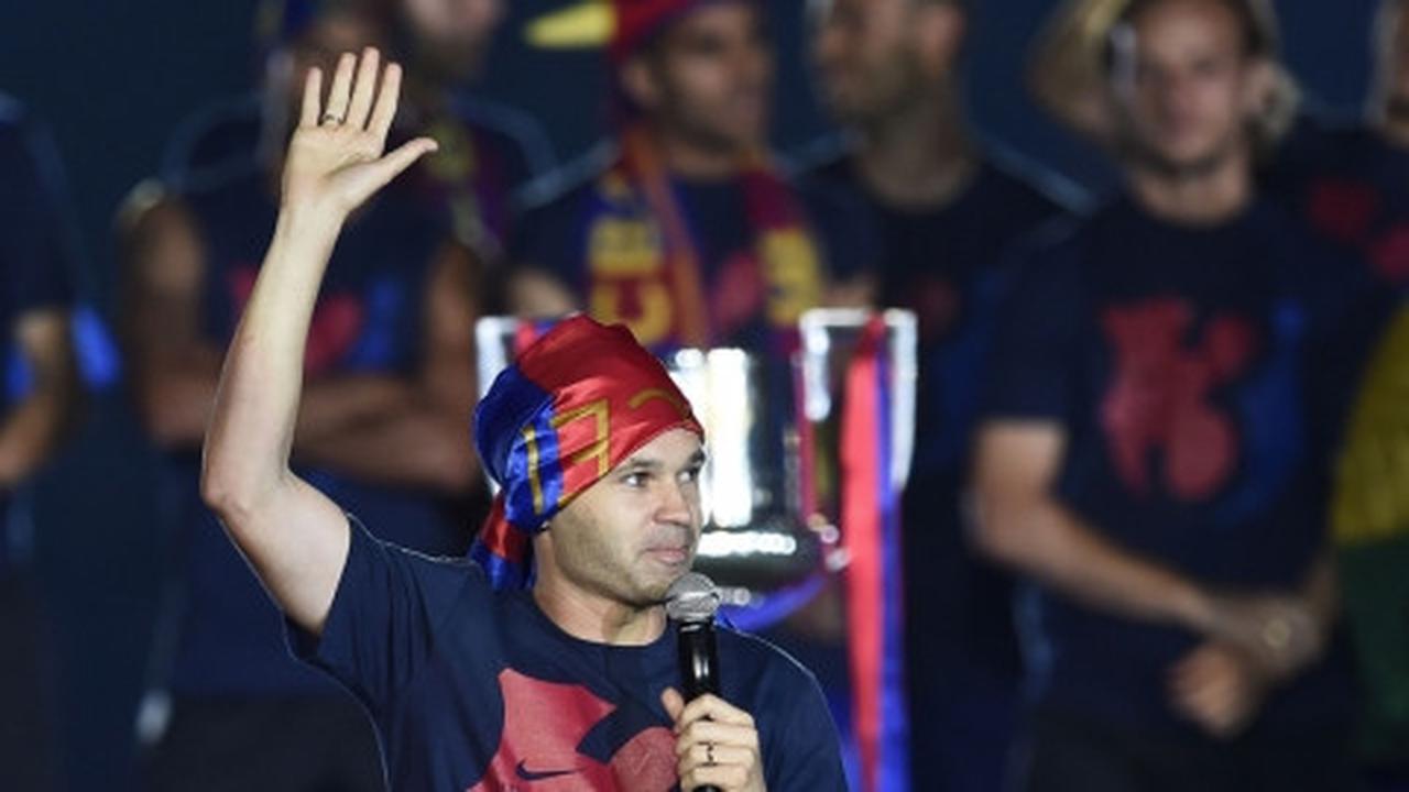 Catatan treble Barca buat Iniesta merinding