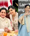 Annisa Pohan mengikuti halal bihalal bersama Iriana Jokowi, Wury Ma'ruf dan para istri Menteri yang tergabung dalam OASE Kabinet Indonesia Maju di Istana Negara. [@annisayudhoyono]