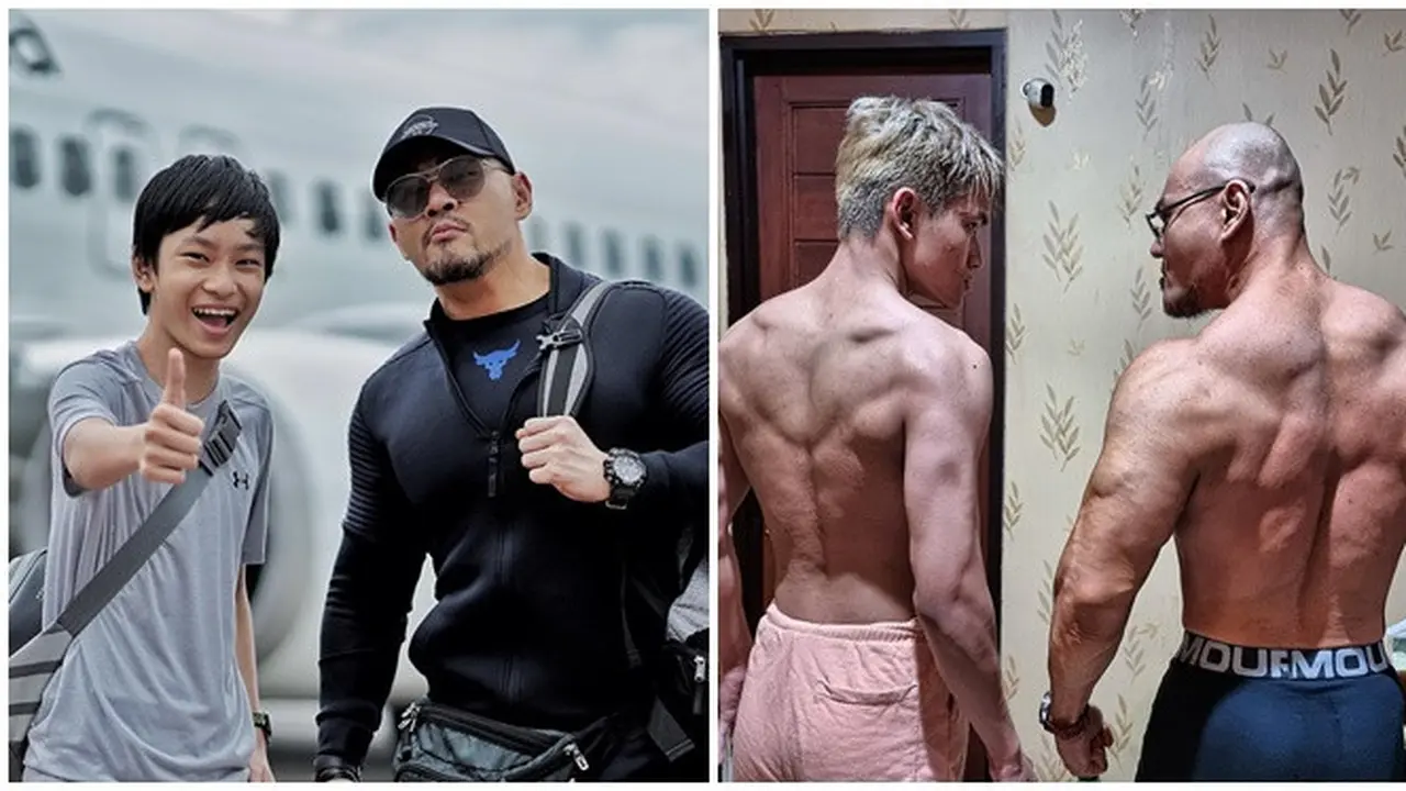 Tubuhnya Kekar Mirip Sang Ayah, Ini 6 Potret Azka Corbuzier saat Nge-gym