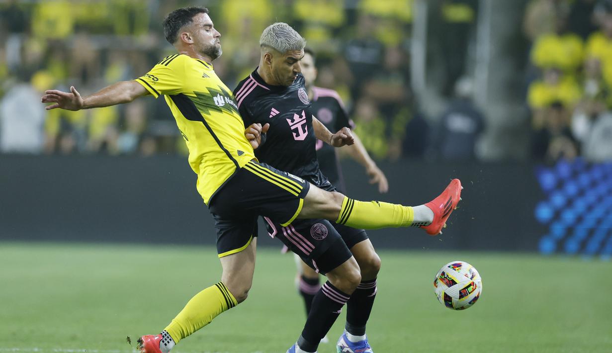 Kemenangan ini membawa Inter Miami menjadi juara musim reguler Major League Soccer (MLS) 2024. (AP Photo/Jay LaPrete)