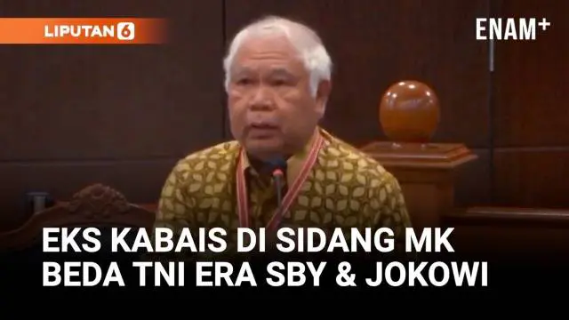 Mantan Kabais Soleman Jadi Ahli di Sidang MK, Beberkan Beda TNI-Polri Era SBY dan Jokowi