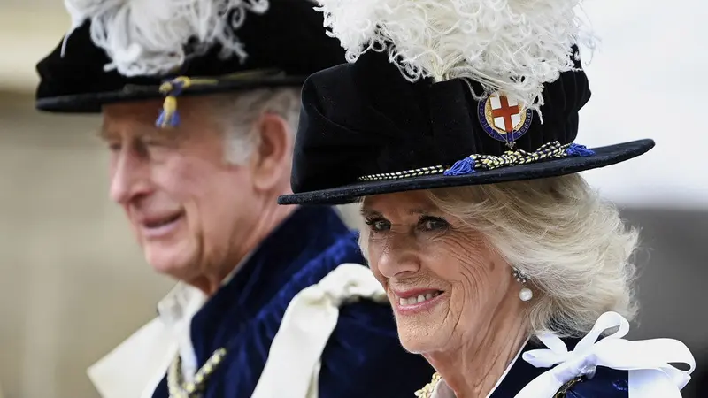 Raja Charles III dan Ratu Camilla pada 2022.