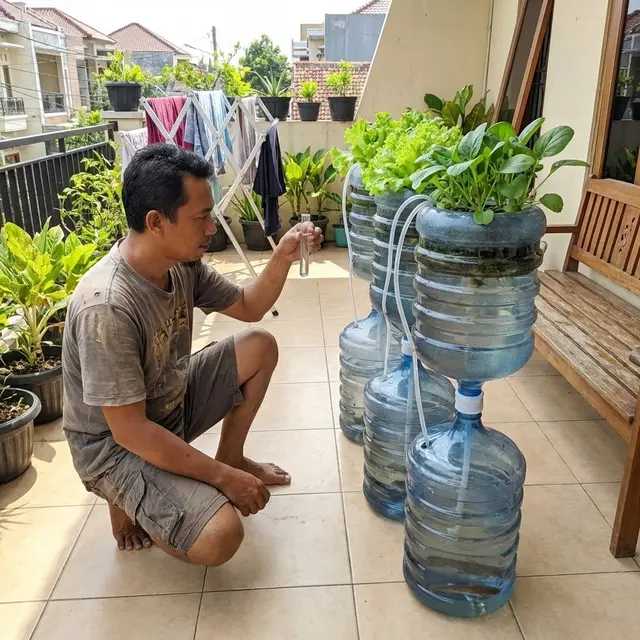 Tips Bikin Aquaponik di Galon Bekas Anti Bau