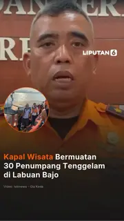 Kapal Wisata Bermuatan 30 Penumpang Tenggelam di Labuan Bajo
