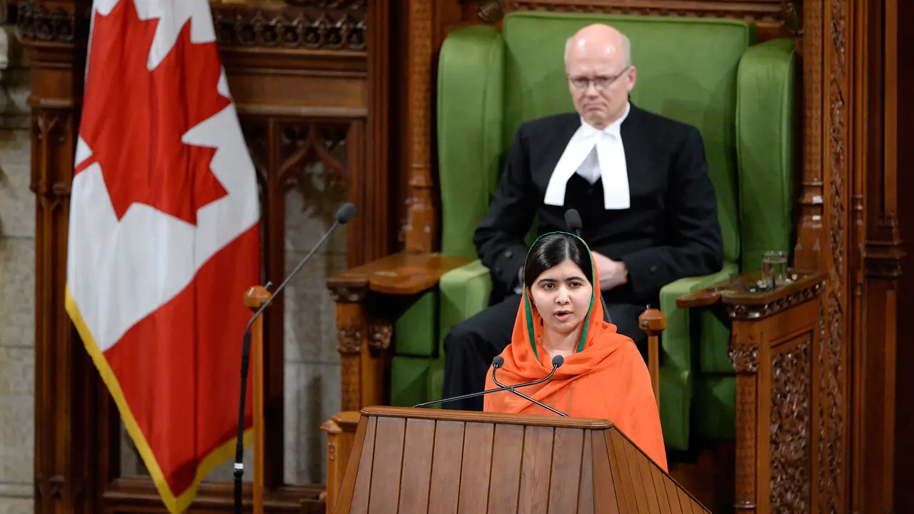 20170412-Malala Yousafzai jadi warga negara kehormatan Kanada-AP