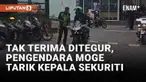 Arogansi pengemudi moge kembali terjadi, kali ini peristiwa terekam di kawasan Graha Pena, Gayungan, Surabaya, Jawa Timur. Pelaku pengendara Kawasaki Ninja H2 ditindak sekuriti setempat usai diduga menggeber motornya. Alih-alih meminta maaf, pelaku j...