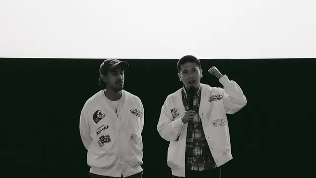 Potret Iqbaal Ramadhan di Promo Film Perayaan Mati Rasa