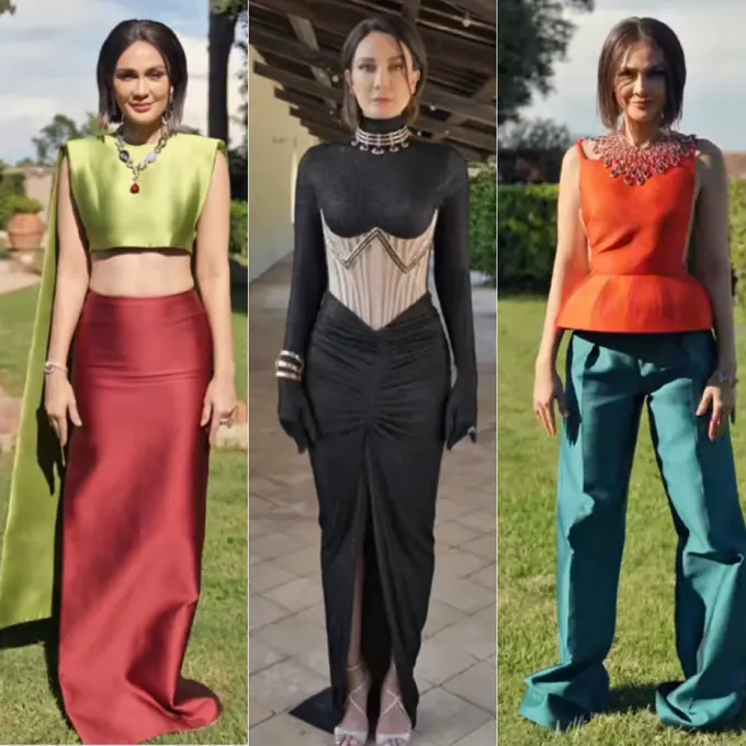 Luna Maya Tampil Fresh dengan Rambut Pendek dengan berbagai model busana. [@lunamaya]