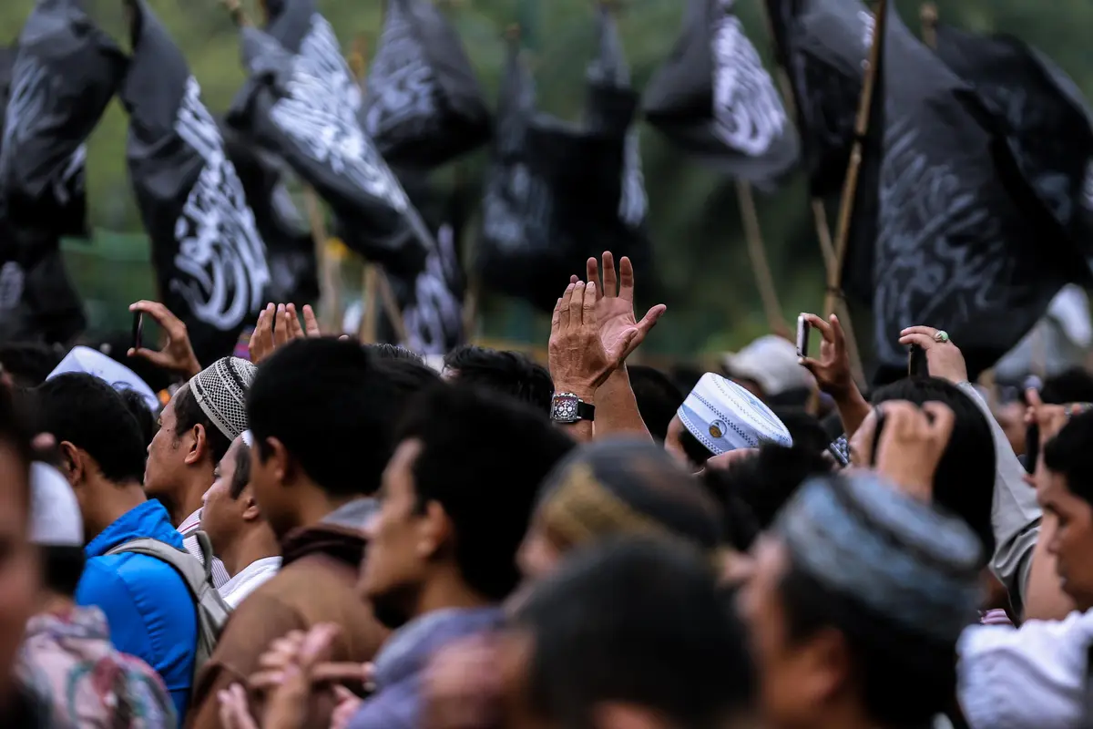 Tolak Perppu Ormas, Ribuan Massa Gelar Aksi di Kawasan Monas