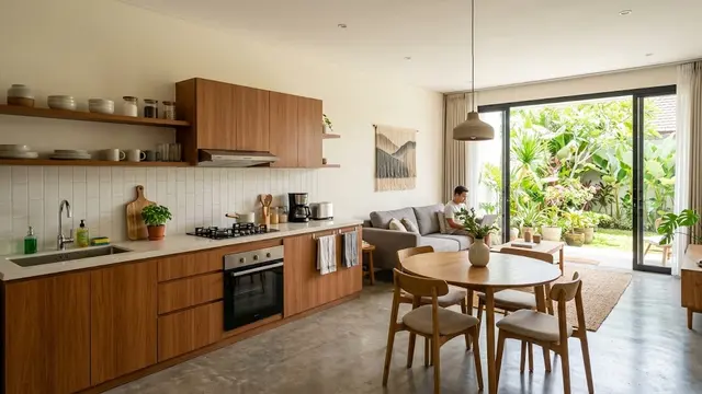 Desain Dapur Sederhana Rapi/AI Generated