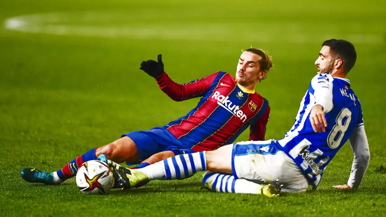FOTO: Tanpa Lionel Messi, Barcelona Tumbangkan Real Sociedad dan Lolos ke Final Piala Super Spanyol
