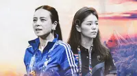 Thailand - Ilustrasi Madam Pang dan Watanya Wongopasi (Bola.com/Adreanus Titus)