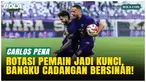 Pelatih Persita Tangerang, Carlos Pena memuji kontribusi pemain cadangan dan keputusan rotasi saat timnya meraih kemenangan penting melawan PSBS Biak pada Senin (16/2/2026), Indomilk Arena, Tangerang. Ia menegaskan semua pemain harus siap untuk memba...