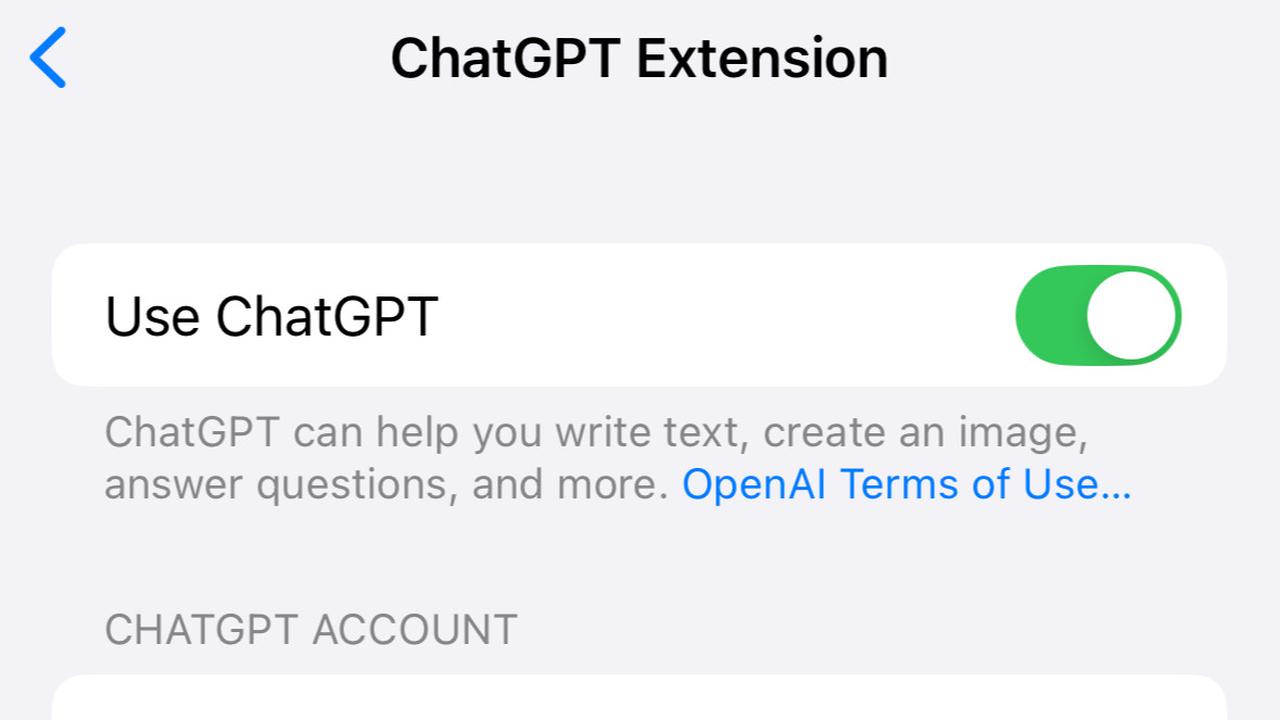Siri ChatGPT