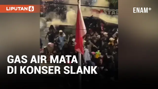 Konser Slank di Semarang Ricuh, Polisi Tembak Gas Air Mata