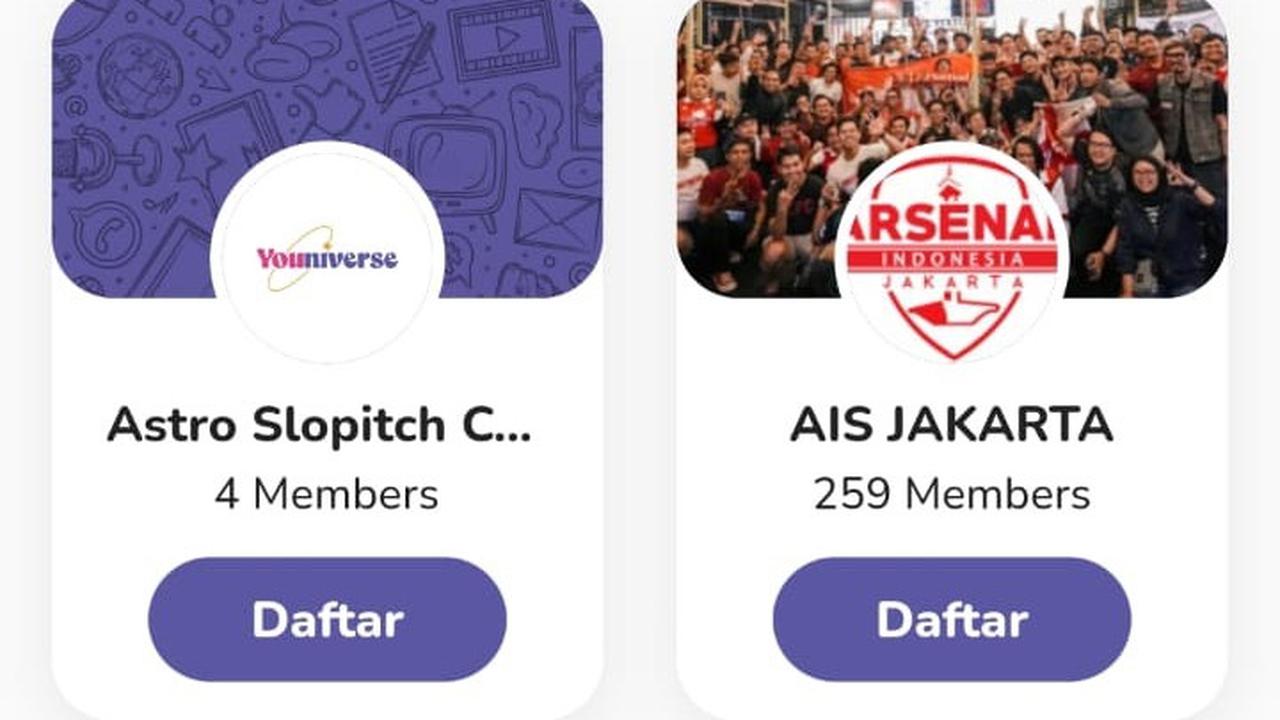 Hanya komunitas yang memenuhi standar Youniverse dapat menjadi mitra resmi, memanfaatkan fitur community management yang disediakan dalam aplikasi ini.