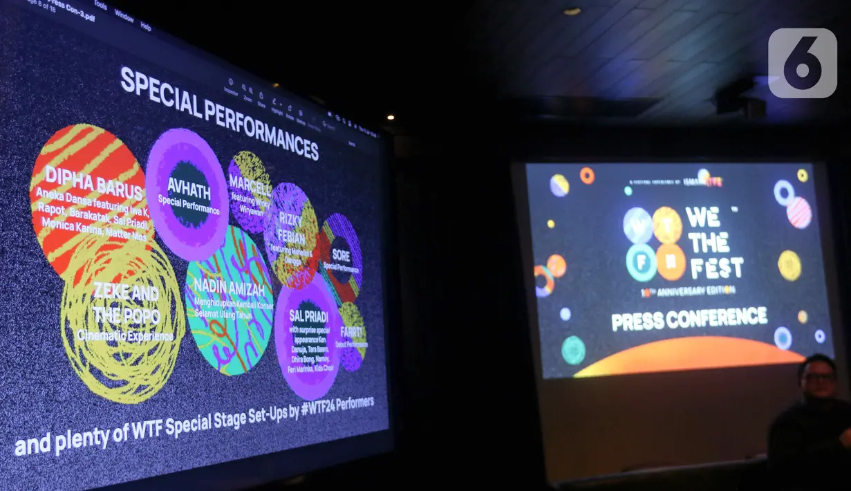 We The Fest 2024 akan berlangsung di GBK Sports Kompleks, Senayan, Jakarta pada 19-21 Juli 2024. (Liputan6.com/Herman Zakharia)