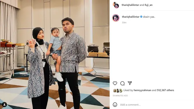 Fuji - Thariq Halilintar (Foto: Instagram/@thariqhalilintar)