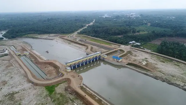 Jaringan irigasi Ramonia (Dok Foto: Kementerian PUPR)