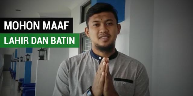 VIDEO: Kiper Persib Bandung Ini Ucapkan Mohon Maaf Lahir dan Batin