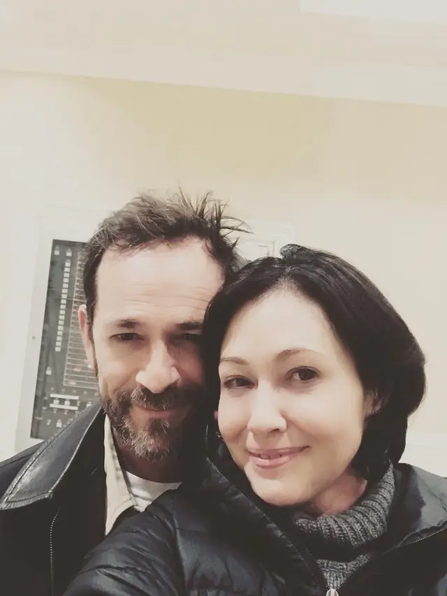 Luke Perry dan Shannen Doherty (Instagram/ theshando)
