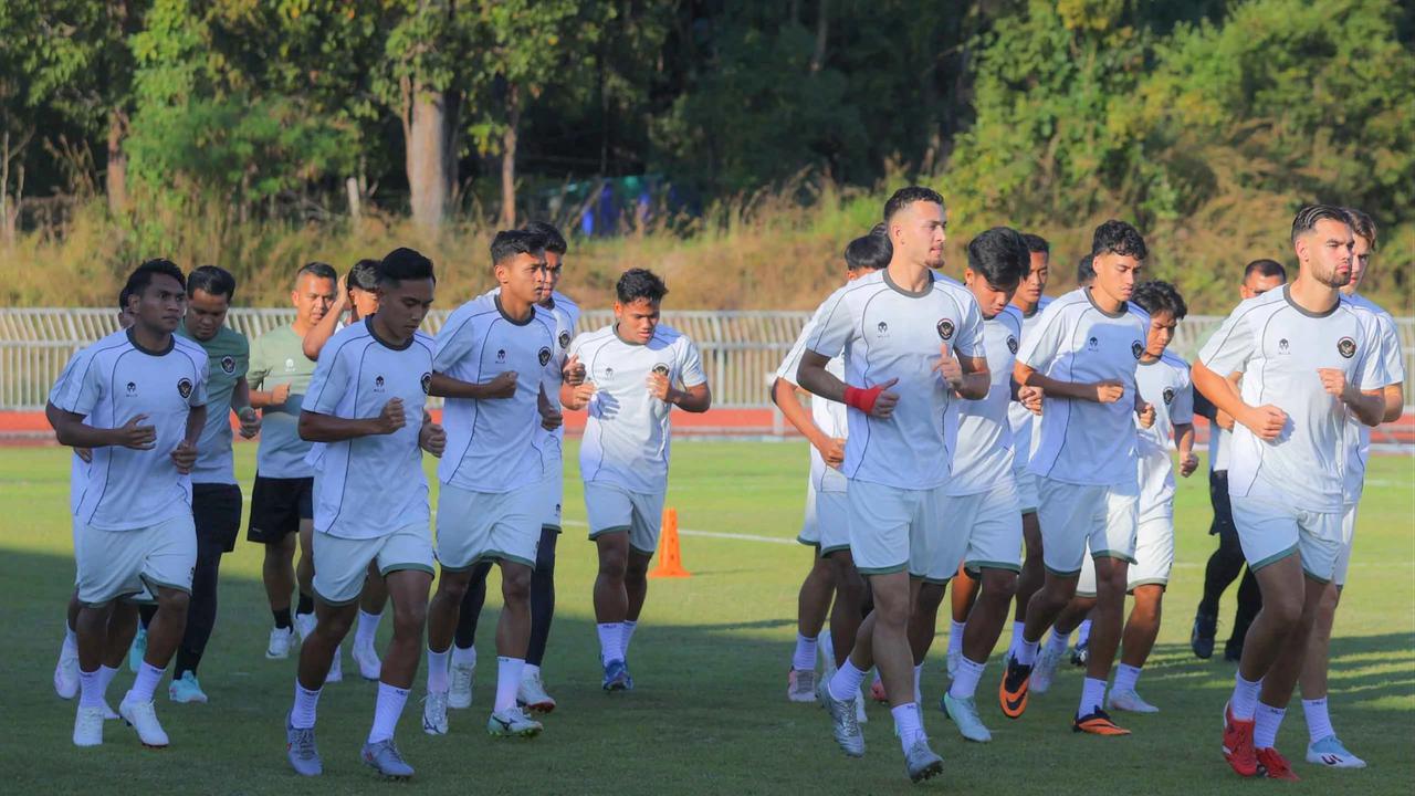FOTO: Timnas Indonesia U-22 Matangkan Persiapan Jelang Laga Perdana SEA Games 2025