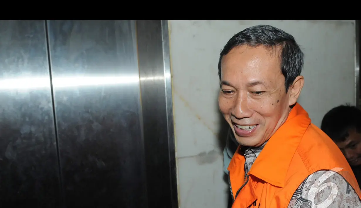 Jaksa Penuntut Umum KPK dalam tanggapannya meminta Majelis Hakim Pengadilan Tipikor menolak seluruh eksepsi (nota keberatan) yang diajukan mantan Wakil Rektor UI bersama penasehat hukumnya, Jakarta Selatan, Rabu (20/8/14) (Liputan6.com/Herman Zakharia)