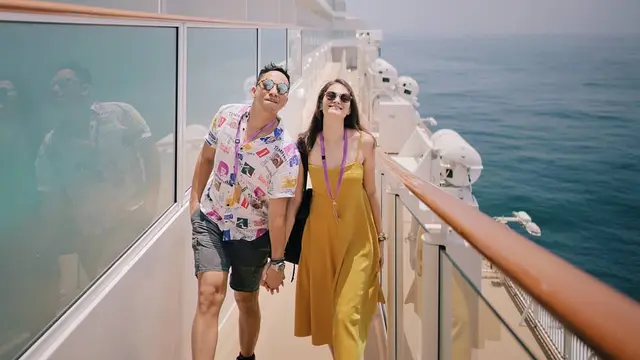 Ringgo Agus Rahman bersama Istrinya