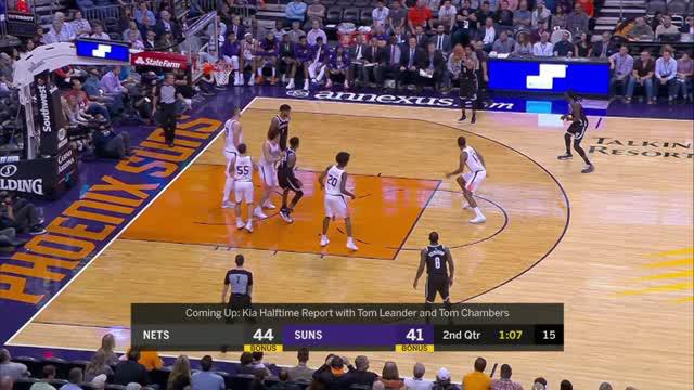 Brooklyn Nets mengalahkan Phoenix Suns dengan skor 98-92 dalam lanjutan pertandingan NBA 2017-2018.