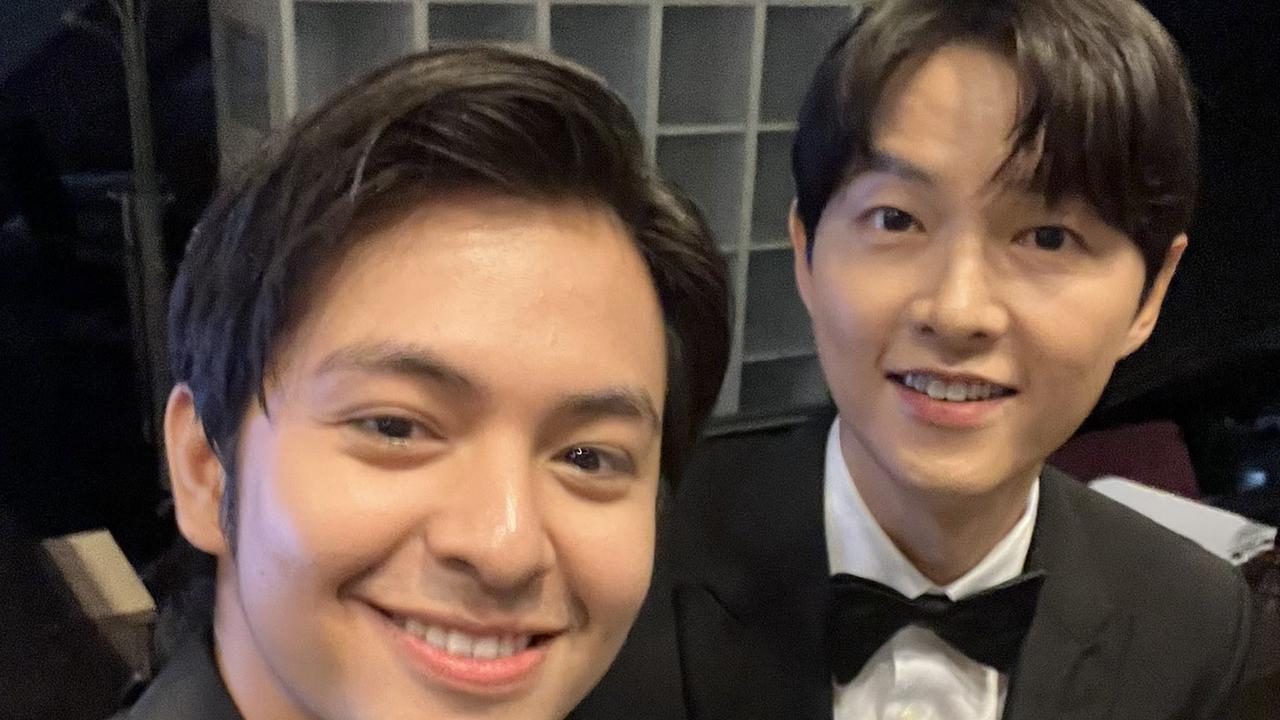 Angga Yunanda dan Song Joong Ki. (Twitter/ Angga_Yunandaaa)