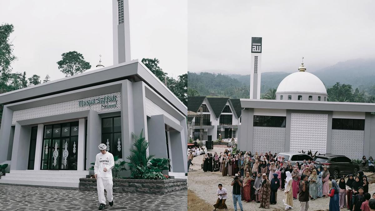7 Potret Masjid ke-5 yang Dibangun Atta Halilintar, Megah Berada di Pegunungan