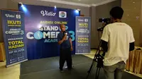 Ratusan peserta Stand Up Comedy Academy (SUCA) 3 tampak antusias mengikuti audisi yang diadakan di Le Polonia Hotel & Convention, Jalan Sudirman, Kota Medan, Sumatera Utara.