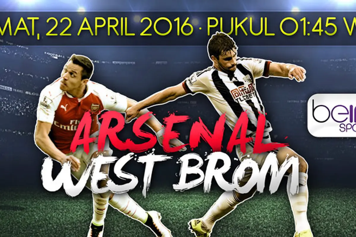 Arsenal vs West Bromwich Albion (Bola.com/Samsul Hadi)