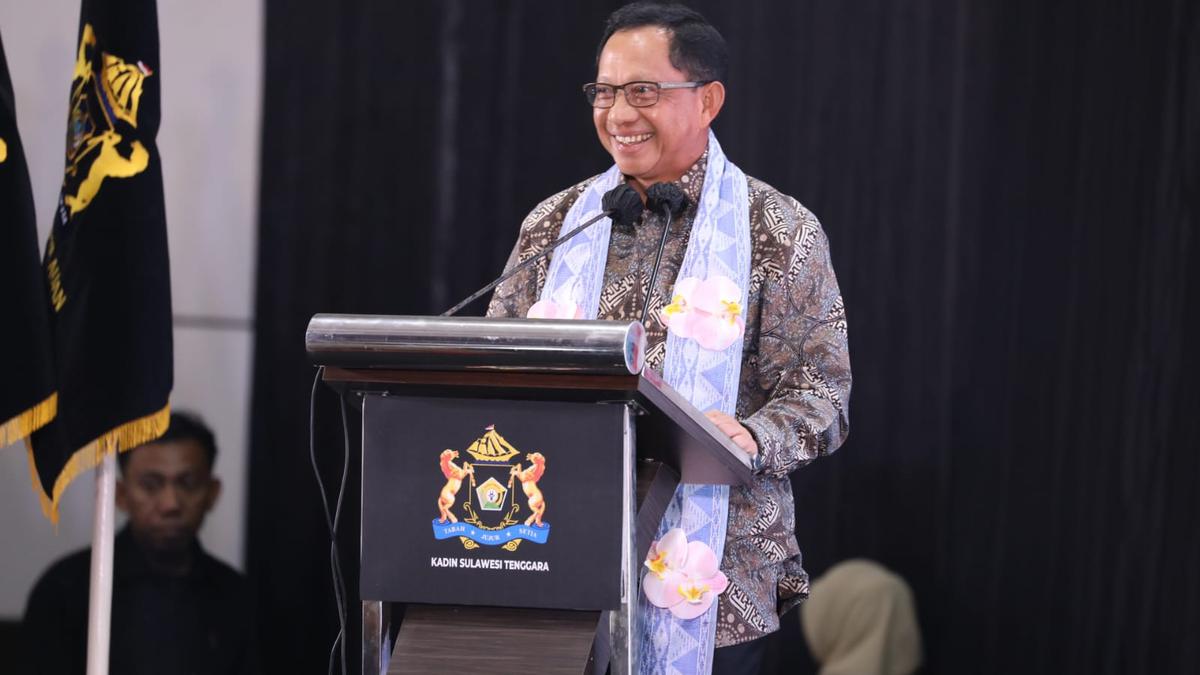 Mendagri Tito Karnavian Minta Pemda di Sultra Hidupkan UMKM dan Sektor Swasta Demi Perkuat PAD
